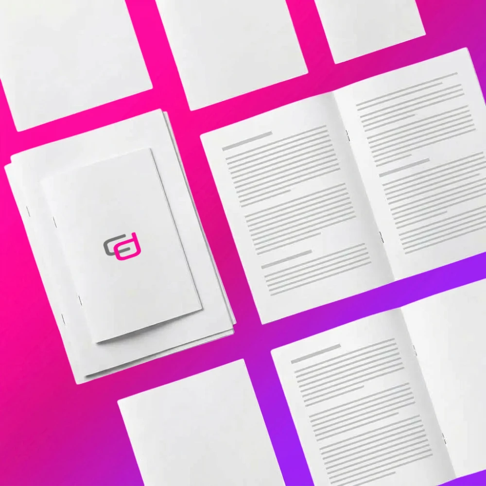 Brochures agrafées